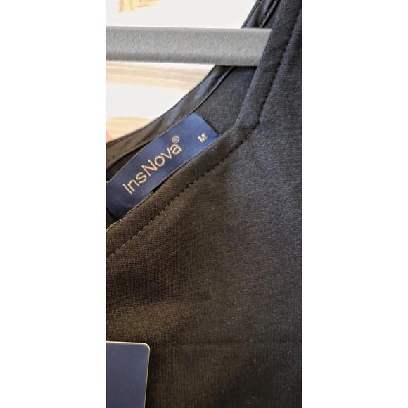 NEW WITH TAGS Women's Split Sleeve Cocktail dress, Black, size Medium, InsNova - Picture 4 of 4